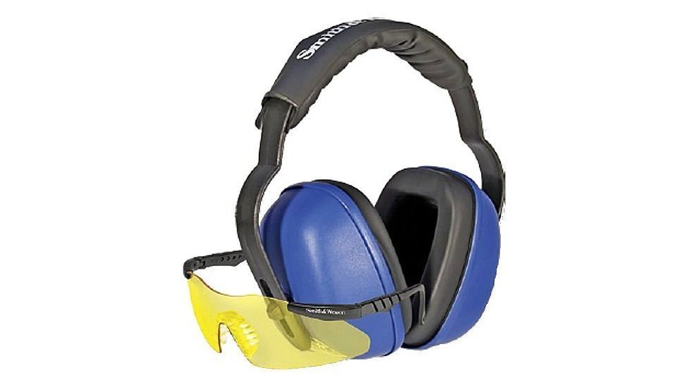 Silencio Glasses w/Black Frame/Yellow Lens/Earmuffs 3014956