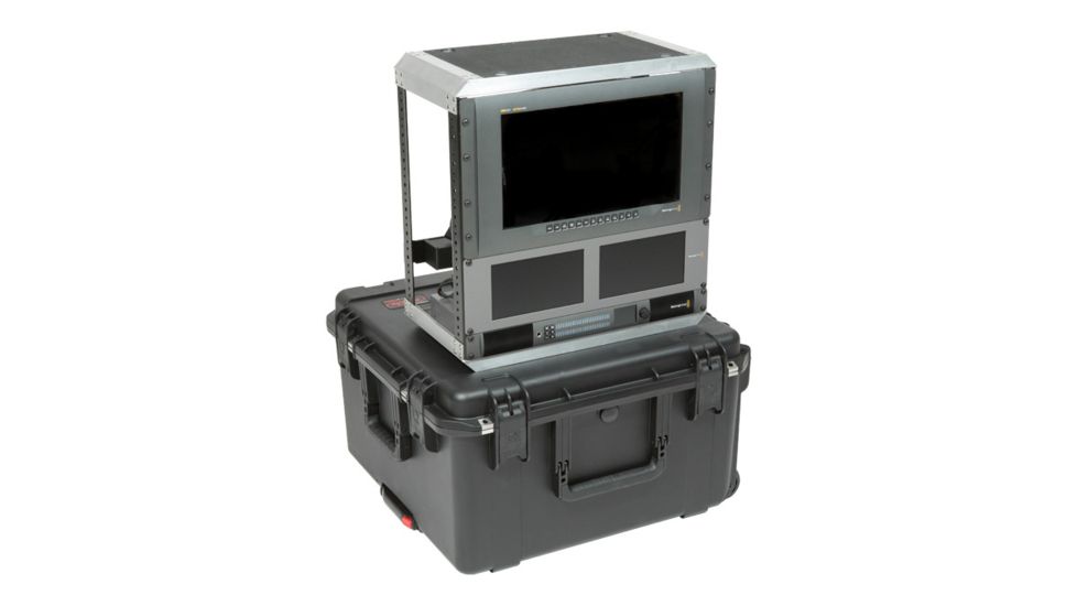 SKB Cases 10U iSeries Fly Rack, Rackable Depth 10in, Black, 22.5in x 22.5in x 12.5in 3I-22221210U