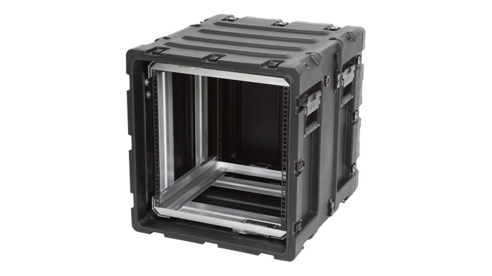 SKB Cases 11U Removable Shock Rack, Rackable Depth 20in, Black, 24in x 19in x 19.25in 3RR-11U20-22B