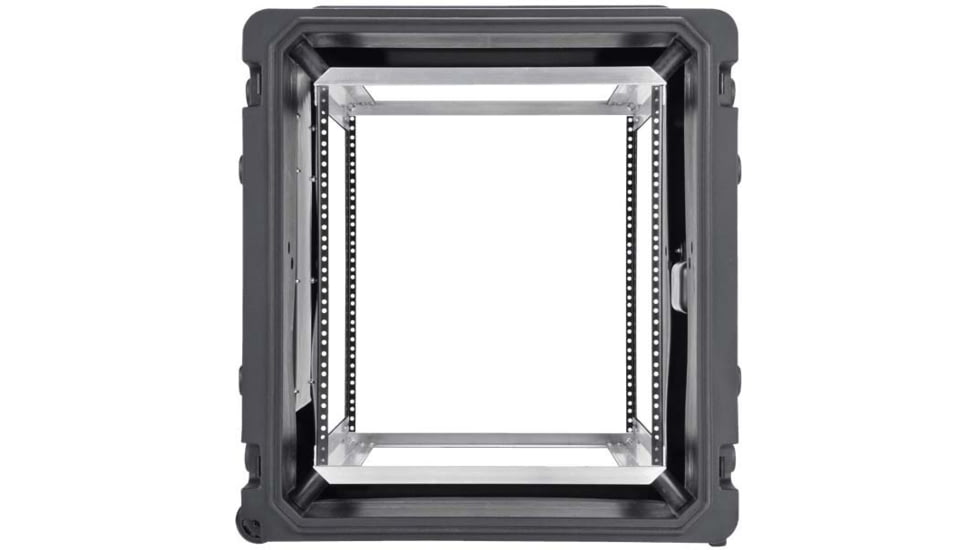 SKB Cases 12U Shock Mount - Rack, Wth Wheels And Handle, 3SKB-R12U20W