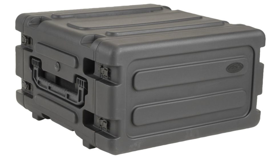 SKB Cases 20 Deep 4U Roto Shockmount Rolling Rack 19 rackable x 20 deep x 7 high 3SKB-R04U20W