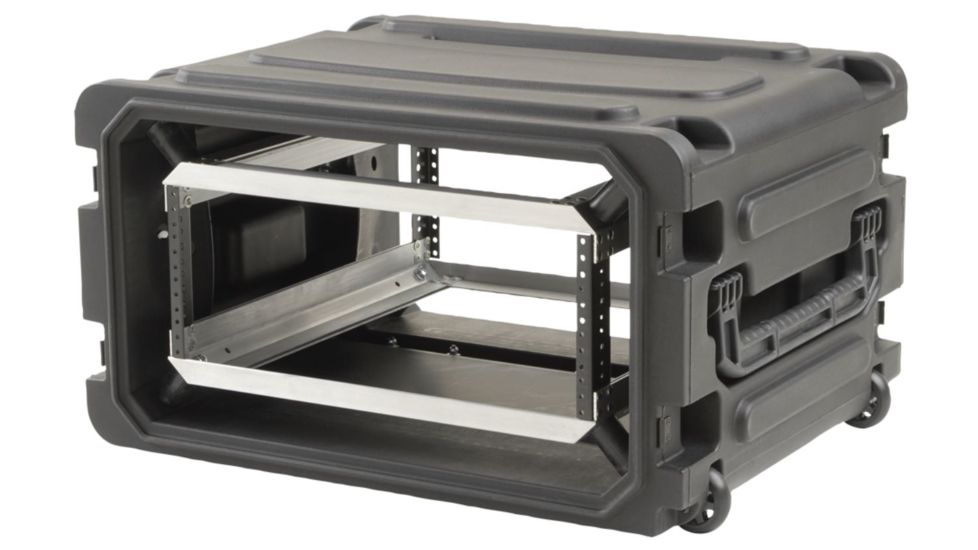 SKB Cases 20 Deep 4U Roto Shockmount Rolling Rack 19 rackable x 20 deep x 7 high 3SKB-R04U20W