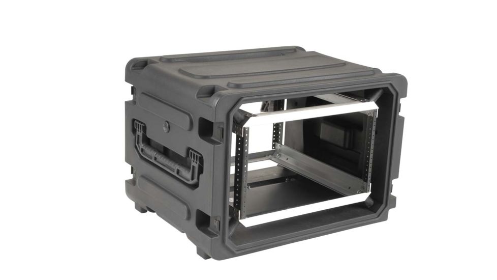 SKB Cases 20 Deep 6U Roto Shockmount Rolling Rack 19 rackable x 20 deep x 10-1/2 high 3SKB-R06U20W