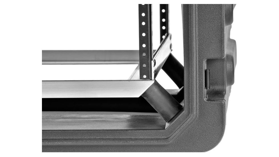 SKB Cases 20 Deep 10U Roto Shockmount Rolling Rack 19 rackable x 20 deep x 17-3/4 high 3SKB-R10U20W