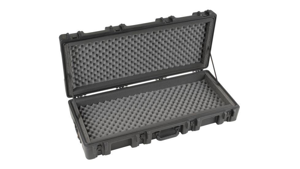 SKB Cases 2R Roto Mil-Std Waterproof Case 8 Deep w/ Wheels &amp; Tow Handle (Black, w/ Foam) 44-1/4 x 17-1/2 x 8 2R4417-8B