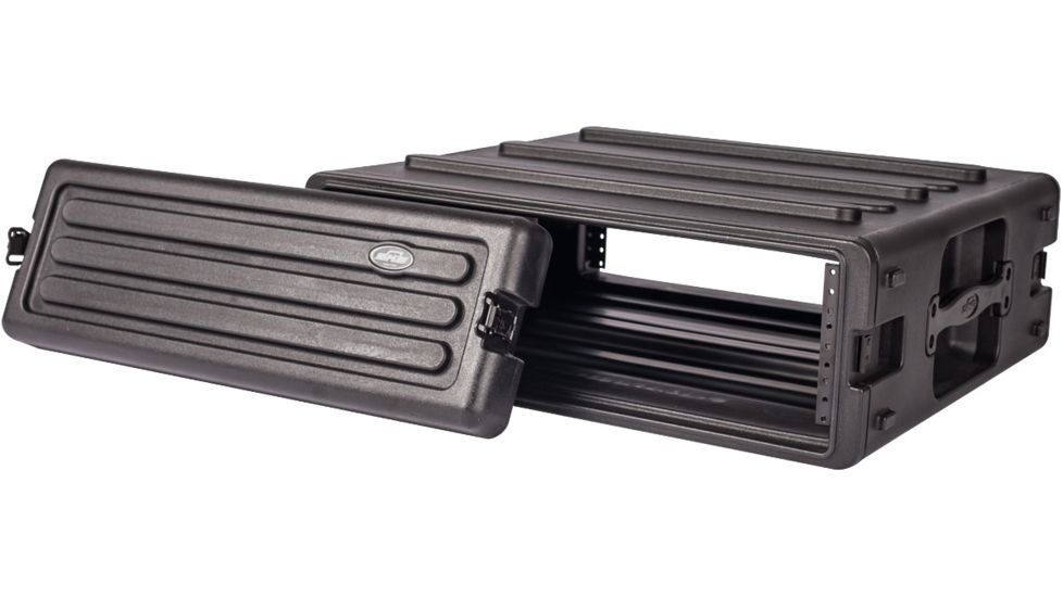 SKB Cases 3U Roto Molded Rack, Black, 24in x 22.4in x 7.6in 1SKB-R3U
