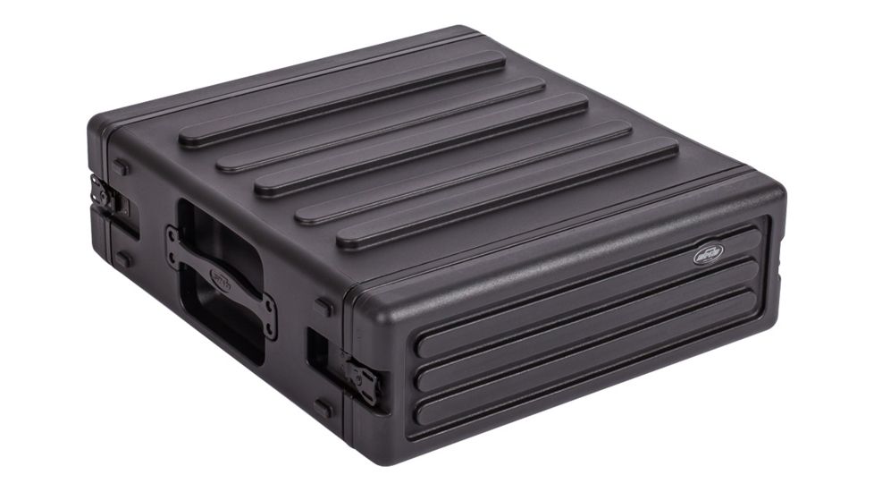 SKB Cases 3U Roto Molded Rack, Black, 24in x 22.4in x 7.6in 1SKB-R3U