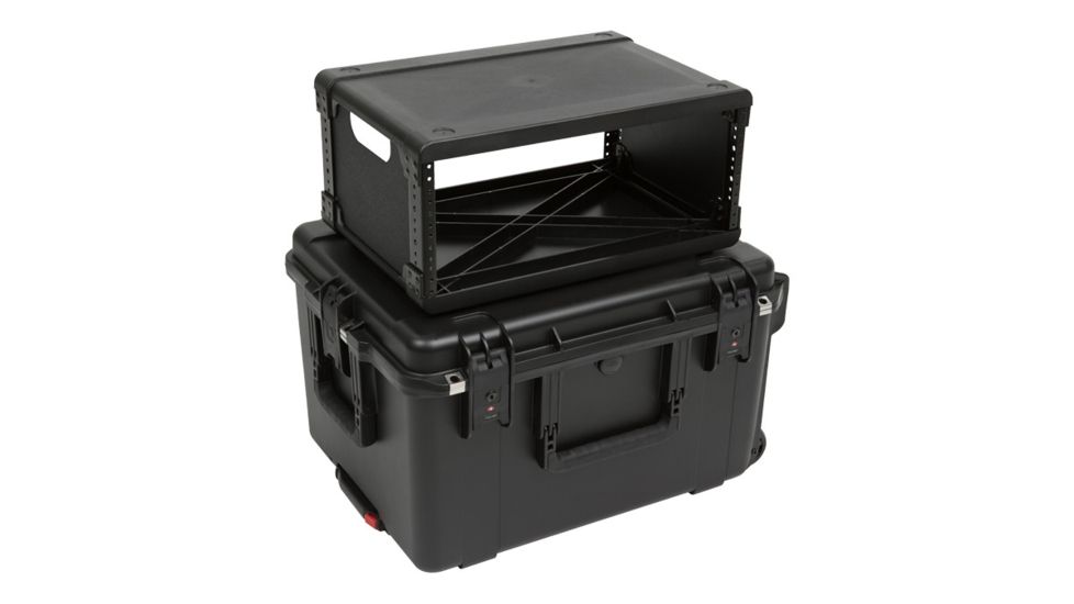 SKB Cases 4U iSeries Injection Molded Fly Rack, Rackable Depth 13in, Black, 22in x 17in x 12.75in 3i-2217M124U