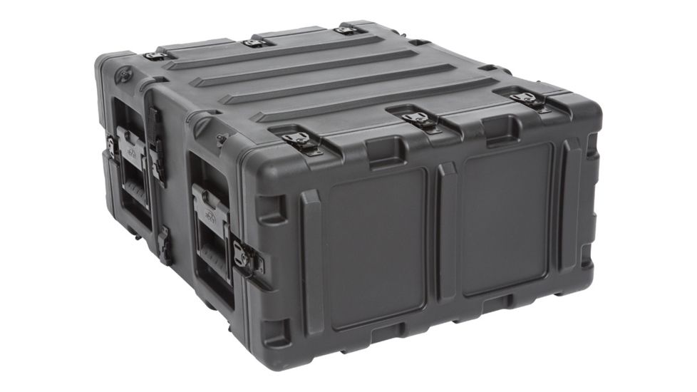 SKB Cases 4U Removable Shock Rack, Rackable Depth 20in, Black, 24in x 19in x 7in 3RR-4U20-22B
