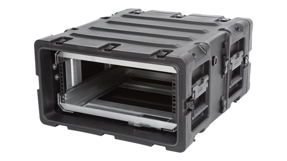 SKB Cases 4U Removable Shock Rack, Rackable Depth 20in, Black, 24in x 19in x 7in 3RR-4U20-22B