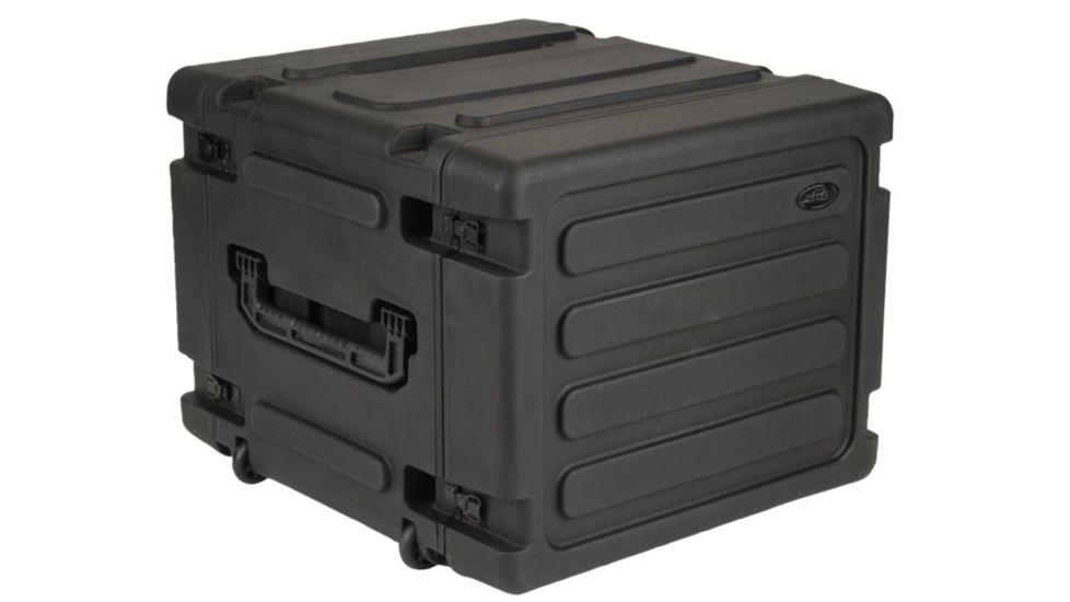 SKB Cases 20 Deep 8U Roto Shockmount Rolling Rack 19 rackable x 20 deep x 14 high 3SKB-R08U20W