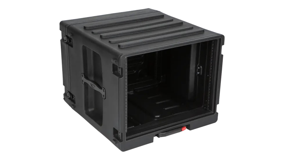 SKB Cases 8U Space Rack Stacks W/Roto Racks, Wheels, And Handle, 1SKB-R8UW