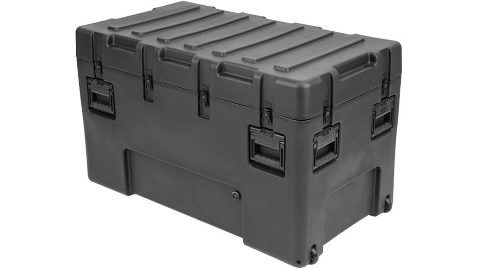 SKB Cases Cases R Series Waterproof Utility Case w/Layered Foam &amp; Wheels, 24in, 3R4222-24B-LW