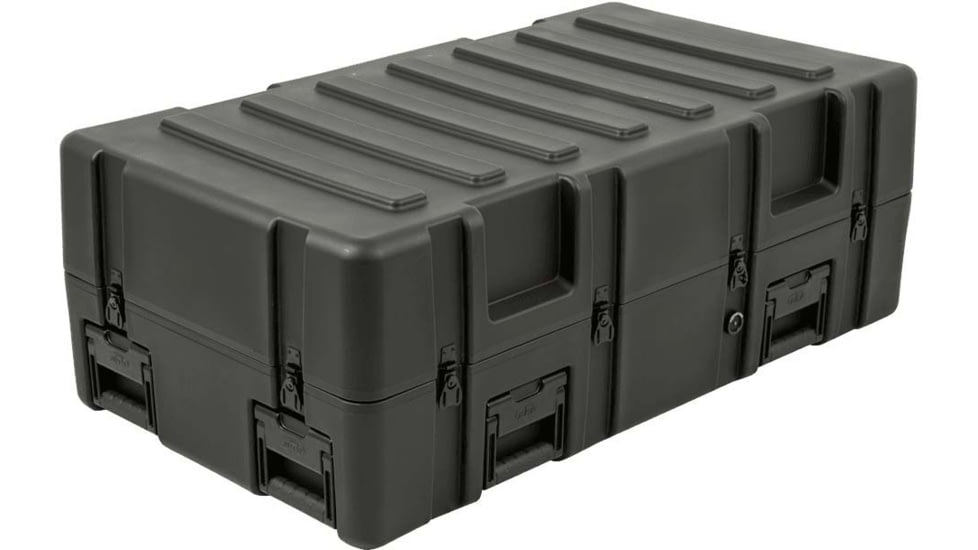 SKB Cases Cases R Series Waterproof Utility Case w/Layered Foam &amp; Wheels, Empty, 14in, 3R4222-14B-LW
