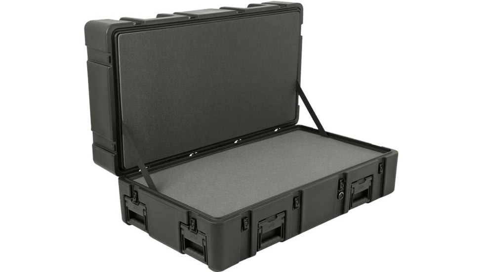SKB Cases Cases R Series Waterproof Utility Case w/Layered Foam &amp; Wheels, Empty, 14in, 3R4222-14B-LW