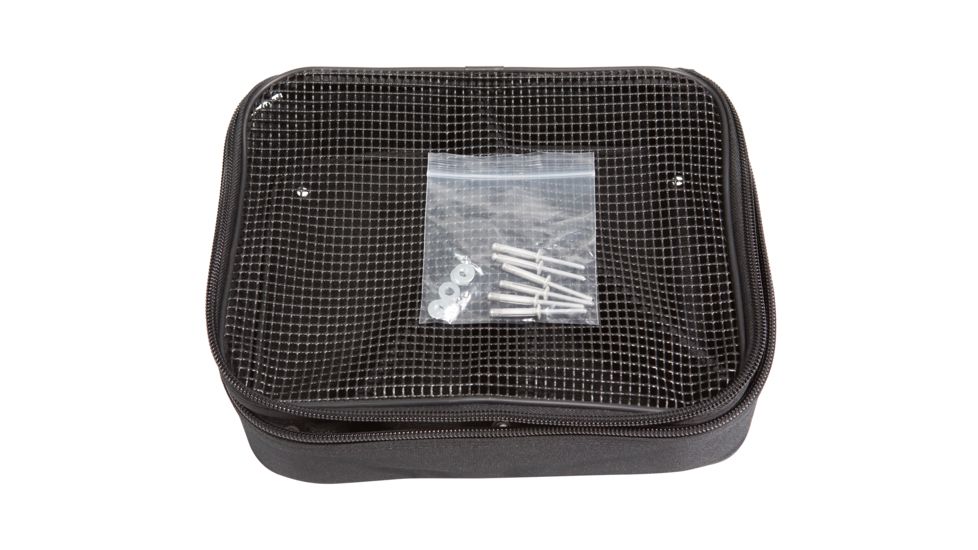 SKB Cases Door Pouch for Shockracks - Caster accessory bag with compartments 12 x 9.5 x 3.5 with hardware 3SKB-BB62