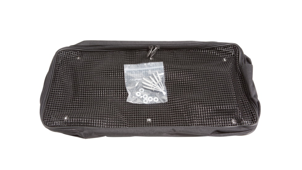 SKB Cases Door Pouch for Shockracks - Small accessory pocket 20 x 10 x 3 with hardware to attach to case lids 3SKB-BB60