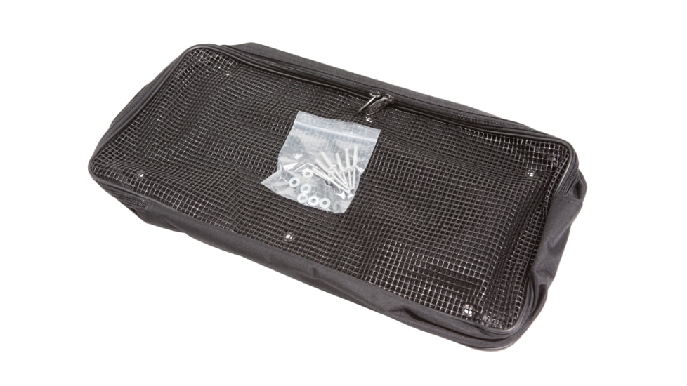 SKB Cases Door Pouch for Shockracks - Small accessory pocket 20 x 10 x 3 with hardware to attach to case lids 3SKB-BB60