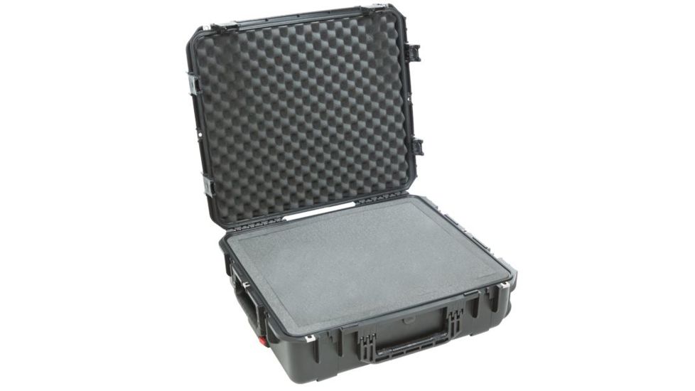 SKB Cases I Series Injection Molded Watertight &amp; Dust Proof Case,Cubed Foam, Black, 24in x 21in x 7in 3I-2421-7B-C