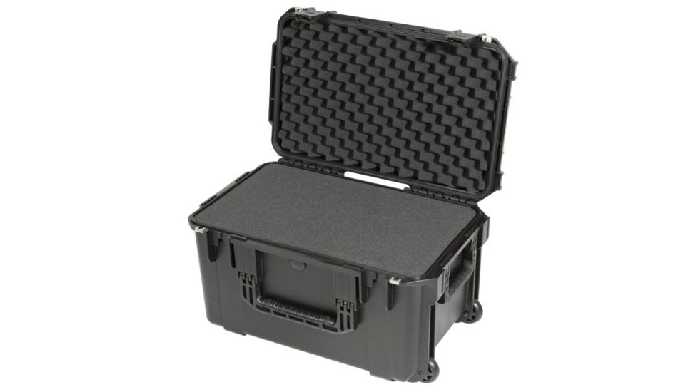 SKB Cases I Series Injection Molded Watertight &amp; Dust Proof Case w/wheels, Black, 22in x 13in x 12in 3i-2213-12BC