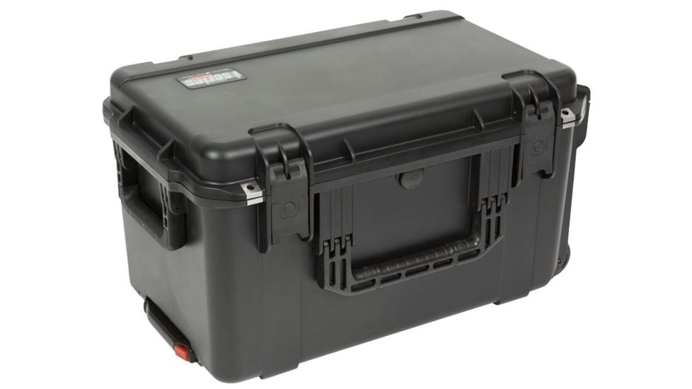 SKB Cases I Series Injection Molded Watertight &amp; Dust Proof Case w/wheels, Black, 22in x 13in x 12in 3i-2213-12BE