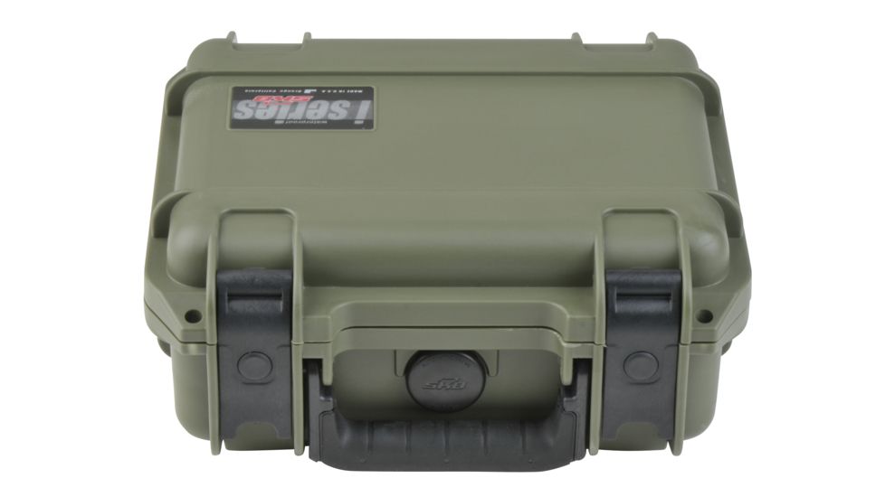 SKB Cases iSeries 0907-4 Waterproof Utility Case Military Green, 10 3/4 X 9 3/4 X 4 7/8 3i-0907-4M-L