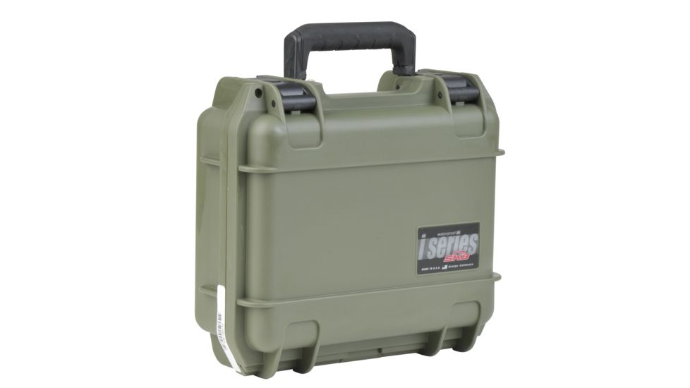 SKB Cases iSeries 0907-4 Waterproof Utility Case Military Green, 10 3/4 X 9 3/4 X 4 7/8 3i-0907-4M-L