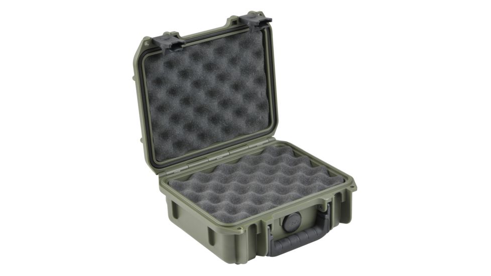 SKB Cases iSeries 0907-4 Waterproof Utility Case Military Green, 10 3/4 X 9 3/4 X 4 7/8 3i-0907-4M-L
