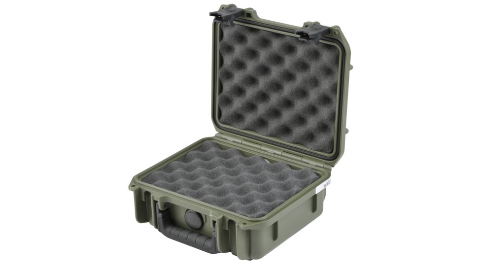 SKB Cases iSeries 0907-4 Waterproof Utility Case Military Green, 10 3/4 X 9 3/4 X 4 7/8 3i-0907-4M-L