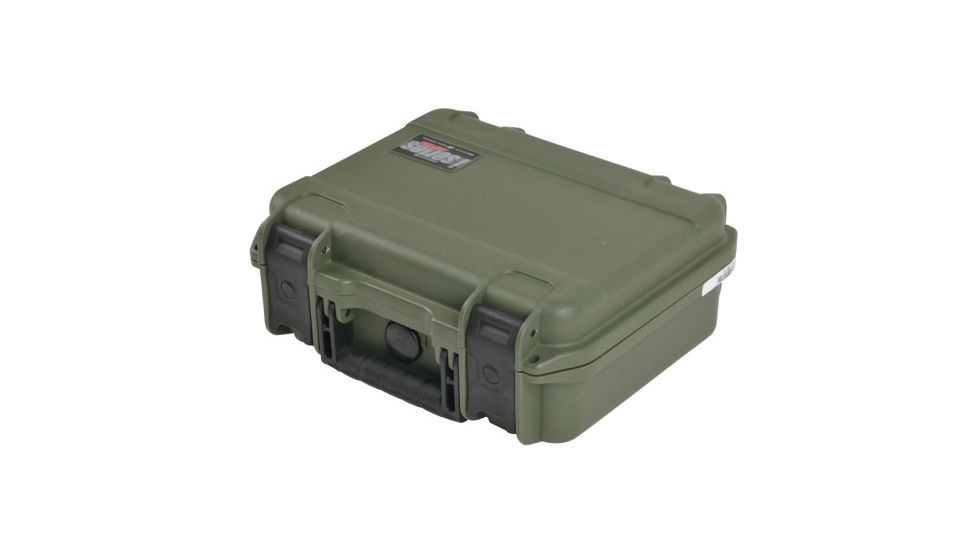 SKB Cases iSeries 1209 Mil-Spec Pistol Case Military Green, 14 x 12 x 6 1/4 3i-1209-4M-L