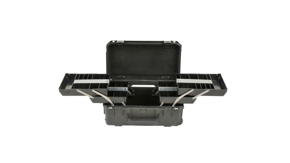 SKB Cases iSeries 2011-7 Waterproof Utility Case w/ Tool Trays, Black, 23 1/4&quot; x 14 3/4&quot; x 9 1/2&quot; 3i-2011-7B-TR