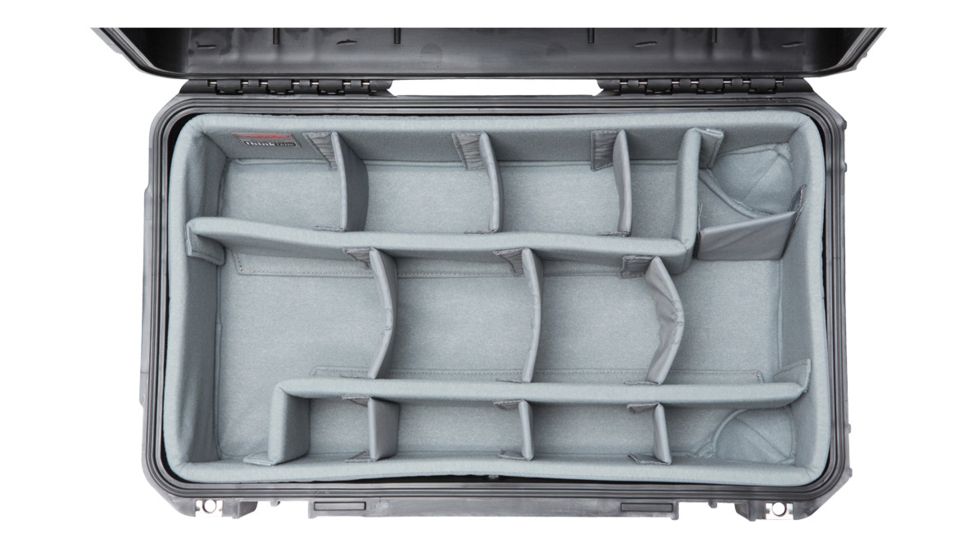 SKB Cases iSeries Case w/Think Tank Designed Photo Dividers, Black, 19.5in x 10.5in x 6in 3i-2011-7DT