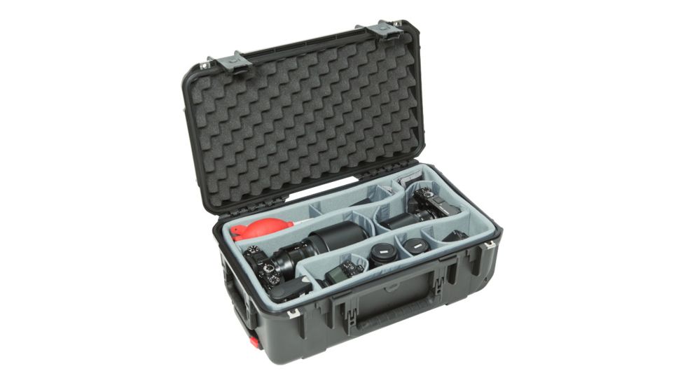 SKB Cases iSeries Case w/Think Tank Designed Photo Dividers, Black, 19.5in x 10.5in x 6in 3i-2011-7DT