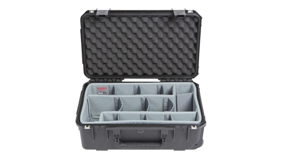 SKB Cases iSeries Case w/Think Tank Designed Photo Dividers, Black, 19.5in x 10.5in x 6in 3i-2011-7DT