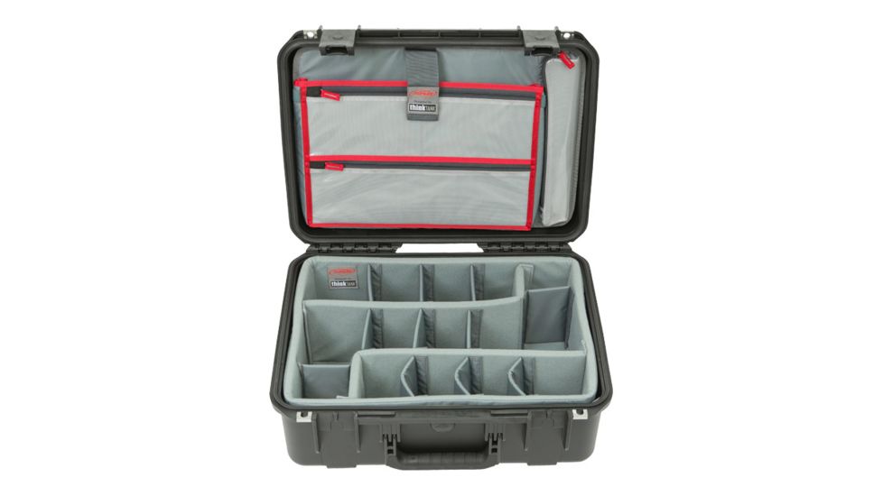 SKB Cases iSeries Case w/Think Tank Designed Photo Dividers and Lid Organizer, Black, 17.5in x 12in x 5.5in 3i-1813-7DL