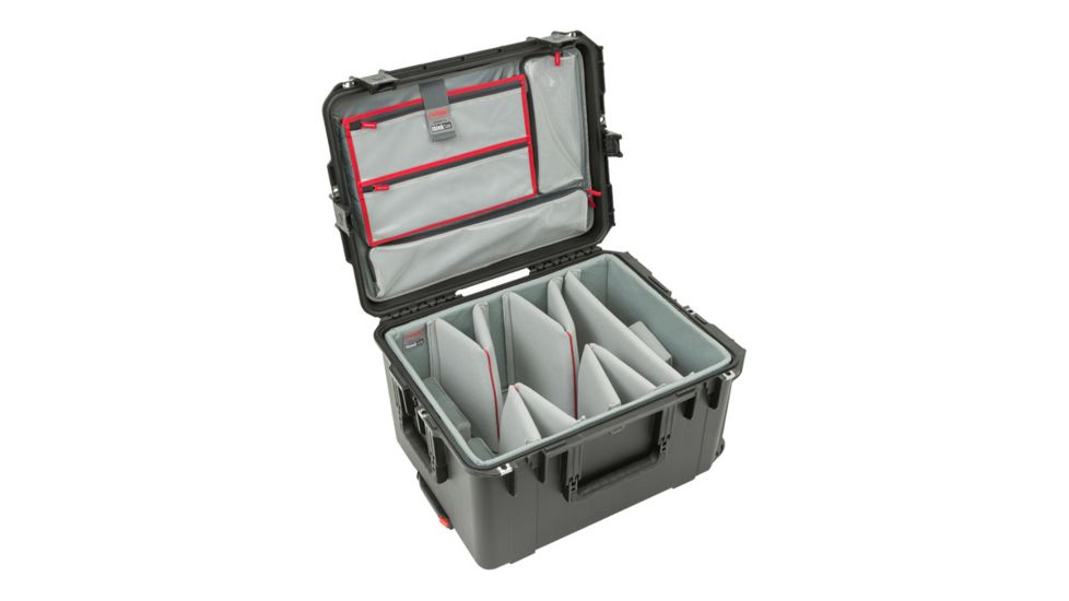SKB Cases iSeries Case with Think Tank Designed Video Dividers and Lid Organizer, Black, 21in x 16in x 10in 3i-2217-12DL
