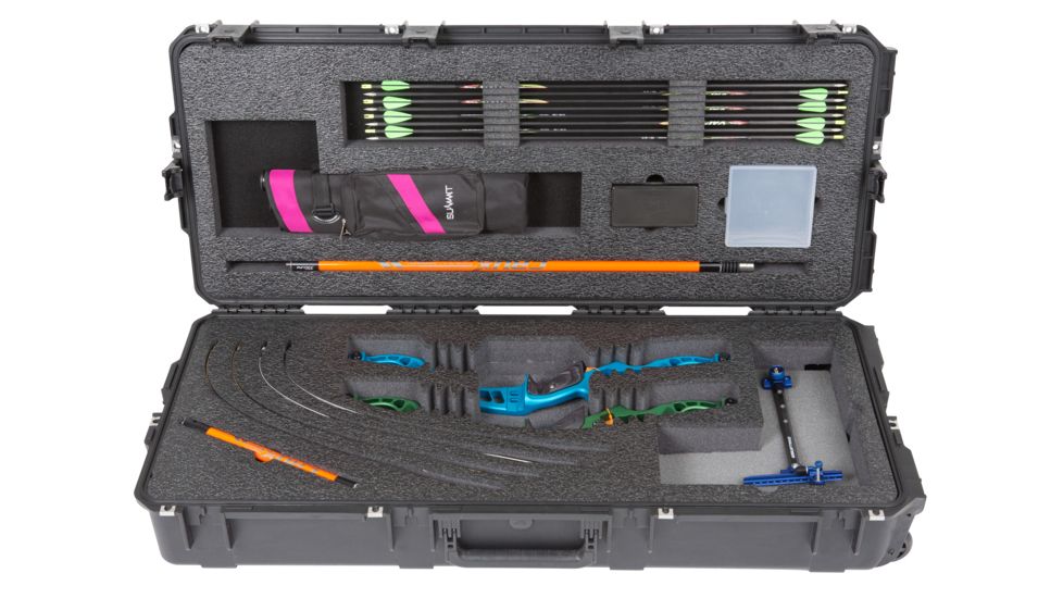 SKB Cases iSeries Double Recurve Case, Black, 3i-4217-RC