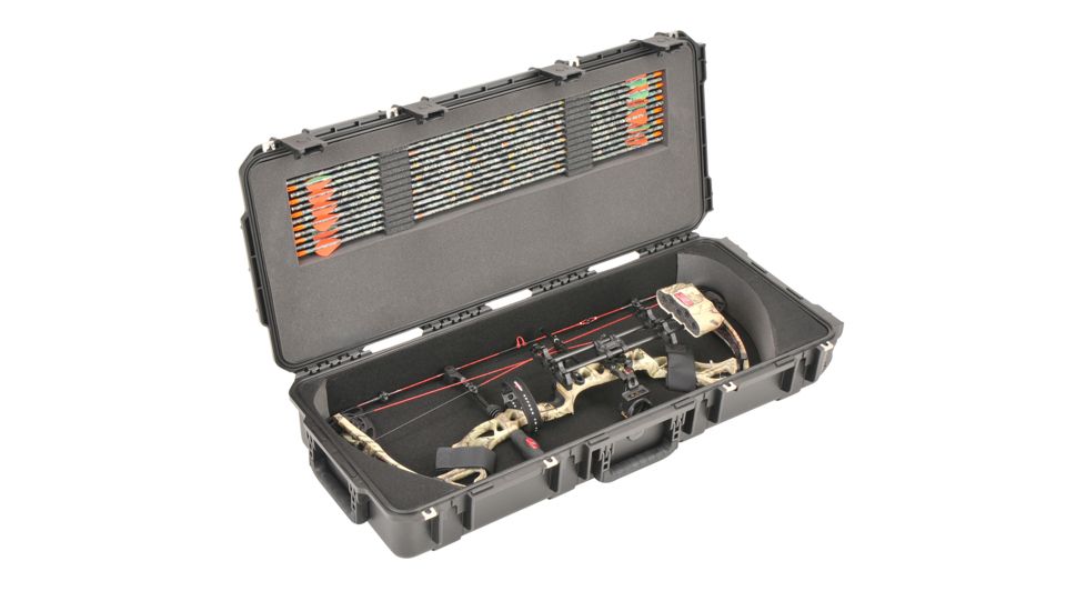 SKB Cases iSeries Parallel Limb Bow Case w/ Foam and Wheels, Black 3i-3614-PL