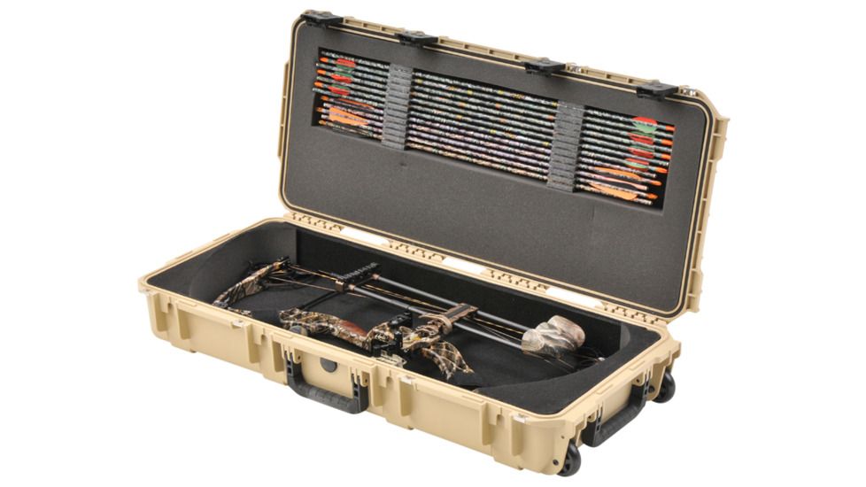 SKB Cases iSeries Parallel Limb Bow Case w/ Foam and Wheels, Tan 3i-3614-PL-T