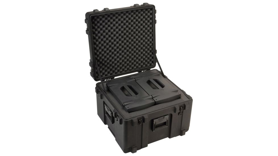 SKB Cases Roto Mil-Std Waterproof Case 17 Deep (w/ cubed foam and wheels) 24 x 23 x 17 3R2423-17B-CW