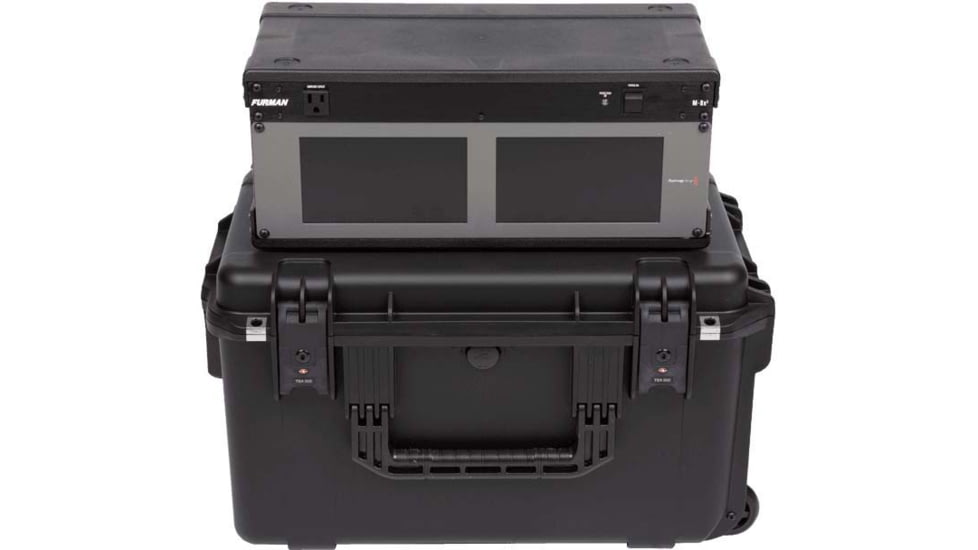 SKB Cases Seres Case W/Removeable 4U Injecton Molded 9in Deep Rack Cage, Tsa Latches, Wheels, 3I-2213M124U