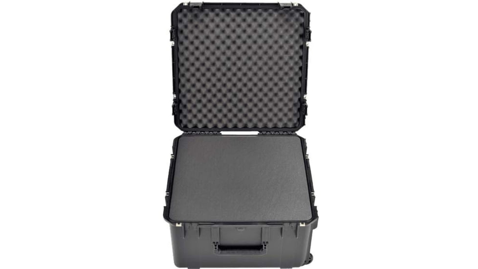 SKB Cases Seres Injecton Molded Ml-Standard Waterproof - Case 22inx22inx12in W/Wheels, Cubed Foam, 3I-2222-12BC