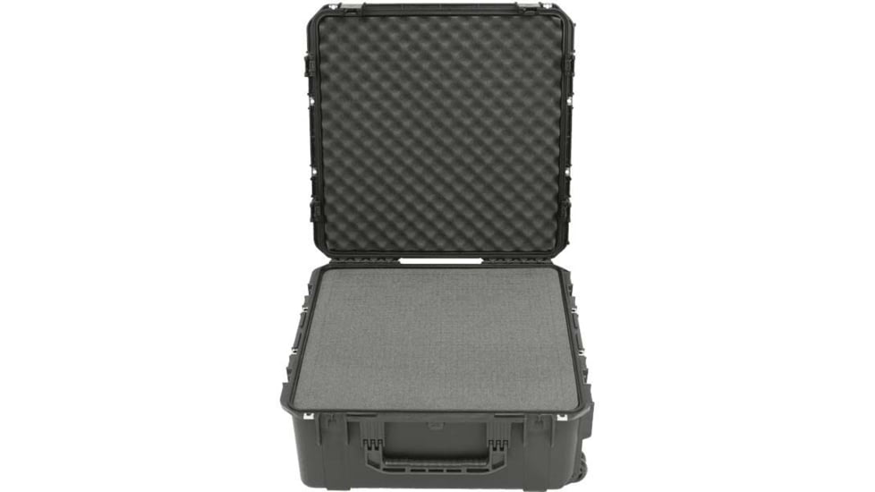 SKB Cases Seres Injecton Molded Ml-Standard Waterproof - Case 24inx24inx10in W/Wheels, Cubed Foam, 3I-2424-10BC