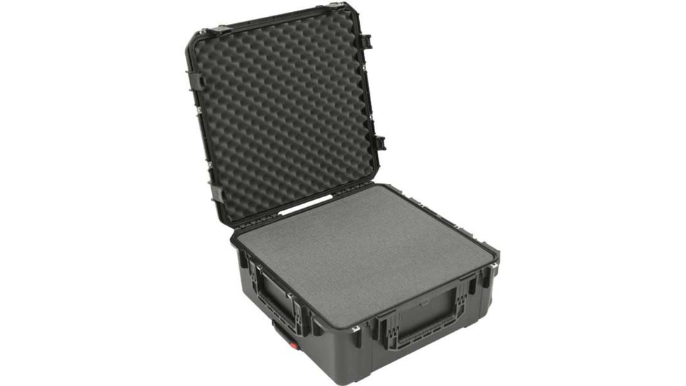 SKB Cases Seres Injecton Molded Ml-Standard Waterproof - Case 24inx24inx10in W/Wheels, Cubed Foam, 3I-2424-10BC