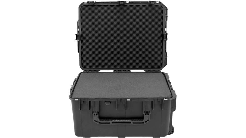 SKB Cases Seres Injecton Molded Ml-Standard Waterproof - Case 26inx20inx13in W/Wheels, Cubed Foam, 3I-2620-13BC