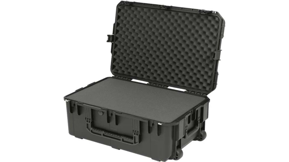 SKB Cases Seres Injecton Molded Ml-Standard Waterproof - Case 29inx18inx10in W/Wheels, Cubed Foam, 3I-2918-10BC
