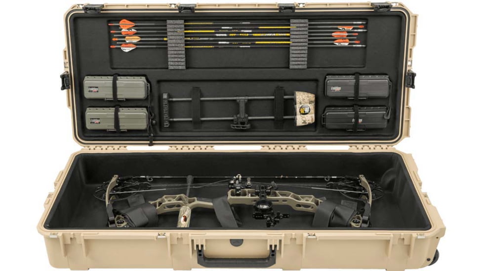 SKB Cases Seres Large Bow Case, Tan, Black Plush, 3i-4217-PLP-T