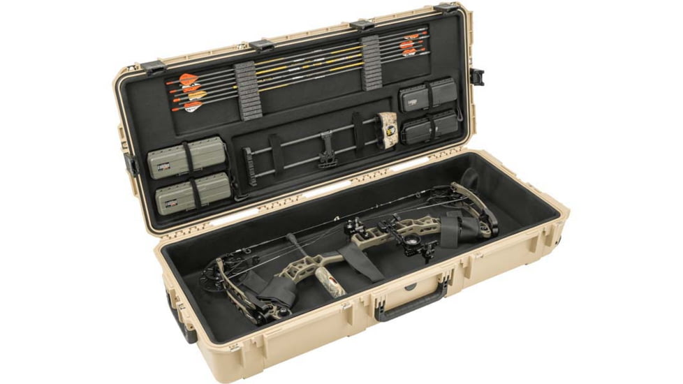 SKB Cases Seres Large Bow Case, Tan, Black Plush, 3i-4217-PLP-T