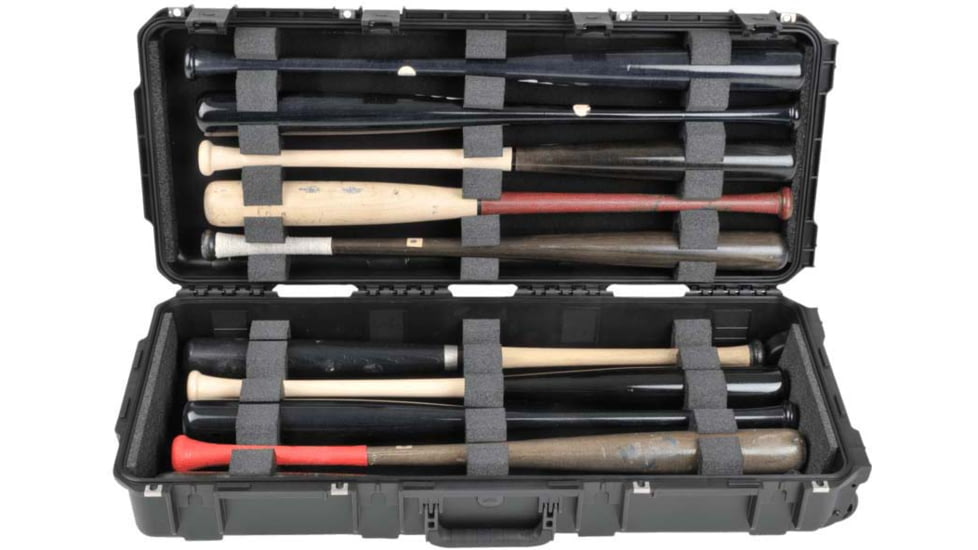 SKB Cases Series 3614-6 Baseball Bat Case, 10 Bat, Black, 3i3614-6-003