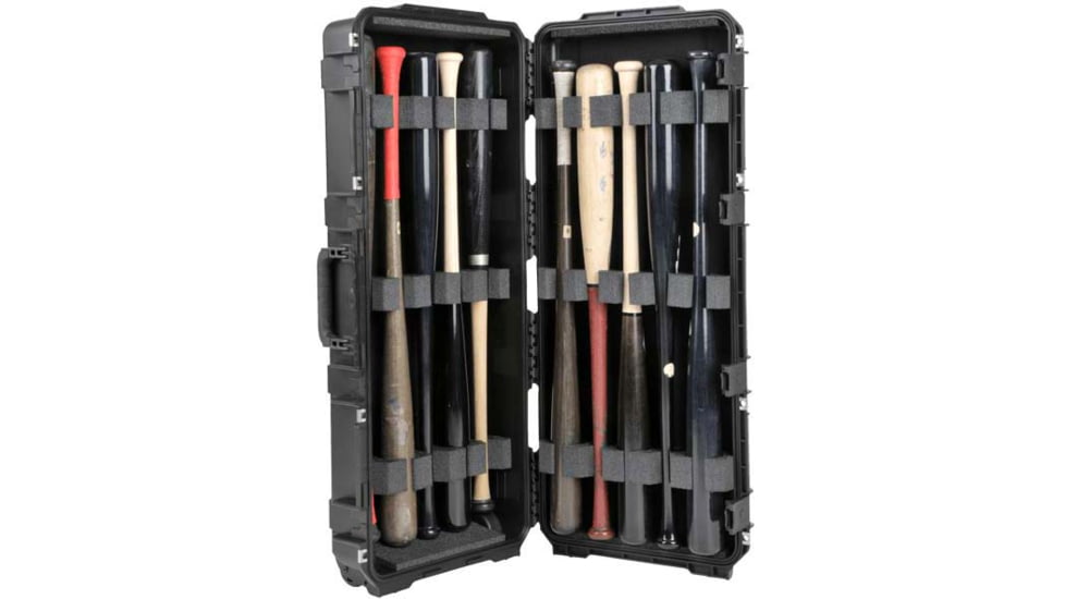 SKB Cases Series 3614-6 Baseball Bat Case, 10 Bat, Black, 3i3614-6-003